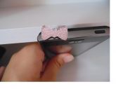Plug para celular - Laço rosa claro